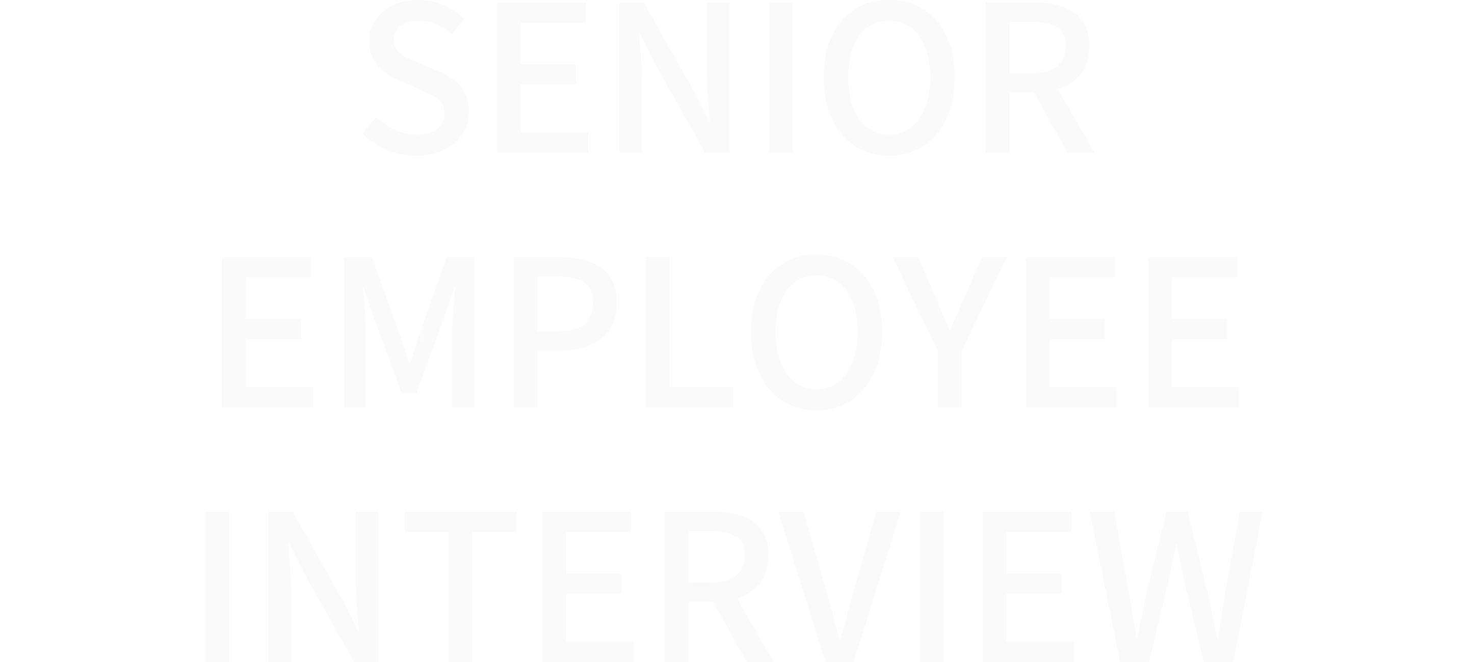 senior employee interview background